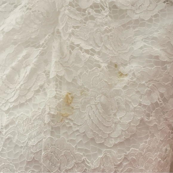 Lulus Essence of Love White Lace Maxi Dress Small | Bridal Formal Boho Wedding - Picture 10 of 11